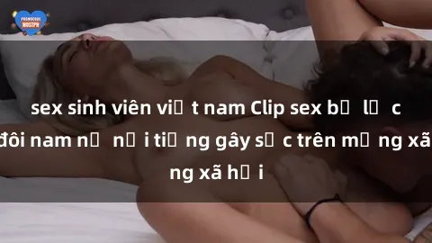 sex sinh viên việt nam Clip sex bị lộ của đôi nam nữ nổi tiếng gây sốc trên mạng xã hội